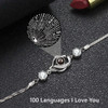 925 Sterling Silver Personalized Custom Photo Bracelets Projection Photo Bracelet for Woman Mom Wife Heart pendant Jewelry 925 Sterling Silver Personalized Custom Photo Bracelets Projection Photo Bracelet for Woman Mom Wife Heart pendant Jewelry