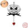 Authentic 925 Sterling Silver Strange Charm Halloween Pumpkin Skull Pendant Fit Pandora Original Women's Bracelet Fashion Gift