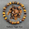 Genuine Natural Stone Bracelet Man Women Labradorite Red Tiger Eye Stone Bead Jewelry Hematite Cylinder Wristband Gift Wholesale