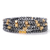 Fashion Natural Stone Beaded Bracelets 4Pcs/Set Healing Reiki Crystal Quartz Bracelets Bangles Women Men Energy Meditation Gifts