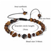Hot Irregular Green Aventurines Gravel Bracelets Natural Stone Amethysts Bracelets Women Adjustable Rope Braided Bracelets Gift