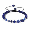 Hot Irregular Green Aventurines Gravel Bracelets Natural Stone Amethysts Bracelets Women Adjustable Rope Braided Bracelets Gift