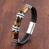 Natural Stone,Tiger Eye Bracelet,Black Leather Rope Chain,Men Bracelet,Stainless Steel Bracelet,Women Fashion Jewelry,Wholesale Natural Stone,Tiger Eye Bracelet,Black Leather Rope Chain,Men Bracelet,Stainless Steel Bracelet,Women Fashion Jewelry,Wholesale