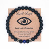 2022 Natural Tiger Eye Beaded Bracelet Men Women Turkish Amulet Protection Blue Evil Eye Bracelet For Women Spiritual Jewelry