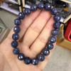 New AAA Quality Natural Cutting Sapphire 9mm Stone Bead Bracelet Natural Stone Bracelet Senior Jewelry Female for Gift Wholesale