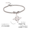 Wicca Stainless Steel Celtics Knot Bracelet for Men Women Silver Color Witch Irish Knot Bracelets Geometric Witchcraft Jewelry