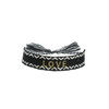 YEYULIN Ethnic Braided Fabric Bracelet for Women Men Love Hope Letter Charm Bracelets Handmade Adjustable Tassel Rope Jewelry