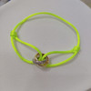 2022Fashion Unisex Hot Zircon Stone CZ Rope Bracelet 3 Open Metal Buckle Ribbon Lace Up Chain Multicolor Adjustable Cord Bracele