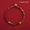 Handmade Tibetan Bracelet Colorful Thread Good Lucky Charm Rope Bracelet Bangles For Women Men Knots Red Thread Bracelets