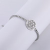 Lucktune Viking Hexagram Charm Bracelet Stainless Steel Round Jewish Sacred Amulet Bracelet for Women Men Vintage Couple Jewelry
