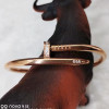 New Stainless Steel Cuff Bracelet Exquisite European and American Personalized Colorless Light Luxury Jewelry