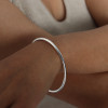 Fashionable Stainless Steel Bracelet For Women Round Minimalist Elegant Gold Color Bracelet Women's Accessories Popular Jewelry