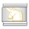 Hapiship Popular Love Unicorn Elephant Best Friend Dad Flower Charm Links Fit 9mm Stainless Steel Bracelet Making Jewelry DJ026