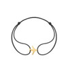 Gold-plated Stainless Steel Airplane Black Thread Bracelet For Women Fashion Mini Plane Lucky Red String Handmade Jewelry Gifts