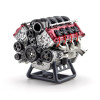 MAD V8 Engine Internal Combustion Model Assembly Kit RC Full Simulation Engine Suitable for RC Car Birthday Gift