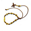 Colored Thread and Crystal Beads Santa Maria Bracelet Pulsera De San Judas Tadeo Prayer Bracelet Available in many colors