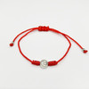 Red Black Catholic Religious Belief St. Benedict Cross Thread Knot Bracelet Adjustable Women Men Jewelry Gift