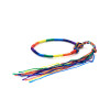 2 Pieces Multi Color Rope Bracelet Adjustable Handmade Knots Rainbow Thread Bracelets & Bangles For Women Men Lovers Jewelry