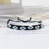 Evil Eye Braided Bracelet Lucky Khaki Black Color Thread Couple Chain Handmade Prayer Bangles Pulsera Jewelry Gift for Friend