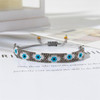 Evil Eye Braided Bracelet Lucky Khaki Black Color Thread Couple Chain Handmade Prayer Bangles Pulsera Jewelry Gift for Friend