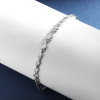 TBCYD 0.87CT D Color Moissanite Tennis Bracelet For Women S925 Silver Round Bubble Lab Diamond Hand Chain Charm Fine Jewelry