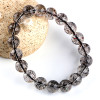 Natural Black Flash Super Seven Crystal Black Strawberry Mica Bracelet Ornament