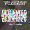 T.S Friendship Bracelets Concert Evermore Anti Hero Midnight Folklore Fearless Lover Album Jewelry