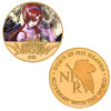 Neon Genesis Evangelion Coins Kawaii Anime Action Figure Eva Collection Gold Card Cute Cartoon Ornament Kids Birthday Gifts Toys