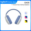 Original Logitech G435 LIGHTSPEED Wireless Gaming Headset USB Receiver Embedded Microphone Bluetooth Headphone Dolby Atmos