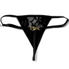 Custom Stainless Steel Letter Thong Women Panties Sexy Mesh Lace T-Back G-string Low Waist Underwear Lingerie Dropshipping Gifts