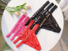 Personalised Name Custom Letter thong Body Jewelry Waist Chain Sexy Panties Women G-String Bikini Underpants Hot Wife Brief