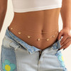 Punk Star Sequins Charm Sexy Body Waist Chains Women Creative Multi Layer Belly Belt Chain Summer Bikini Beach Jewelry