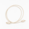 Custom sheepskin knot waist rope fashion leather round rope thin belt women's small belt waist closing decorative waist chain