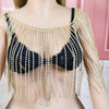 Body jewelry Sexy Crystal bikini Bra chain Skirt chain necklace Makeup Dance портупея портупея женская bijoux de corps waist