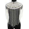 Body Jewelry Chest Chain Simulated Pearl Sexy Necklace shawl Three Point Thong Underwear Chain Sling Bra Chain Bikini Waist