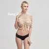 Sexy Body Jewelry Chest Chain Simulated Pearl Waistcoat Three Point Thong Underwear Chain Sling Bra Chain Bikini Waist Chain