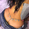 Sexy Low Waist Body Chain Custom Thong First Name Jewelry Customized Crystal Letter Bikini Panties DIY Christmas Gift Girlfriend