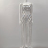 Body Chain Grid Skirt Chain Fashion Bikini Prom Night Club Party Waist Chain Chest Chain Ladies Dinner Body Chain Jewelry
