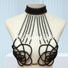 Pearl Sexy Beaded Collar Body Chain Jewelry Shoulder Bikinis Waist Chain Bra Body Chains For Women Waist Hain Wedding Dress