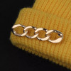 Simple Fashion Chain Pin Brooch for Women Waist Tighting Clip Safety Pin Brooch Sweater Cardigan Buckle Brooches Jewelry Gift