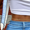 LeeChee Name Belly Chain Personalized Name Cable Waist Chain Bikini Jewelry Bridal Bridesmaid Beach Wedding Gift