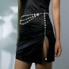 Mencheese New Pearl Tassel Women's Sweet Decorative Dress Pearl Waist Chain All-Match Multilayer Fashion Belt