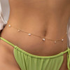 PuRui Sexy Crystal Glass Belly Belt Waist Chain Women Summer Beach Bikinis Festival Accessories Body Chain Jewelry Accessories