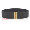 Stretch Cinch Waistband Women Elastic Waist Belt Fabric Cummerbunds Strap Gold Metal Buckle Wide Corset Belt Women Dress Belt