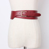 Plus Size Wide Corset Belt Female Waist Big Belts For Women Brown Pu Leather Designer Cummerbunds Dress Coat Waistband