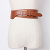 Plus Size Wide Corset Belt Female Waist Big Belts For Women Brown Pu Leather Designer Cummerbunds Dress Coat Waistband