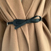 Skirt Dress Coat Ladies Vintage Leather Knotted Waistband Luxury Knot Wide Belts Thin Cummerbunds Corset Strap Band