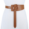 Women Genuine Leather Waist Belt Wrap Around Self Tie Cinch Waistband for Dress Decorate Coat Accessories Cummerbund