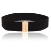 New Waistband HOT Women's waistbands elastic wide belt gold buckle cummerbund female black strap white dress decoration gifts