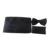 Ikepeibao Men's Classic Black Cummerbund Adjustable for a Tuxedo Formal Wide Cummerbund Belt Corset For Male Party Prom Wedding